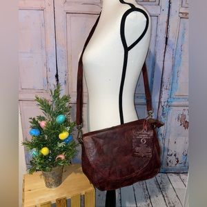 Ozora Vintage Genuine Leather Crossbody NWT